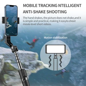 Smartphone portable cardan stabilizer, 1-axis with selfie stick, tripod support, wireless bluetooth control, iPhone, Android 6 Main Stabilizer Sales - №3