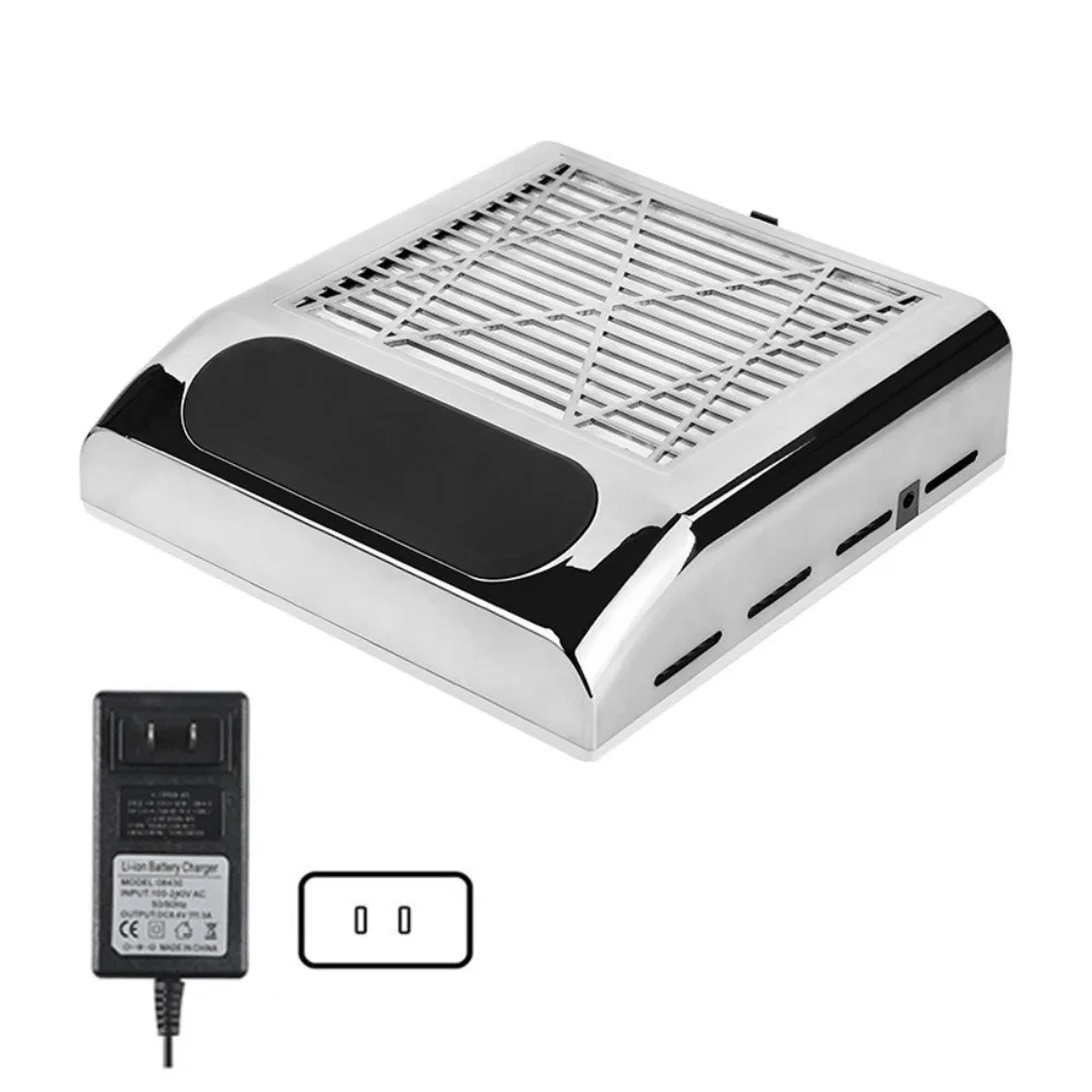 

80W Nail Dust Collector Low Noise Removable Filter Screen Nail Dust Vacuum Cleaner Powerful Suction Extractor Fan