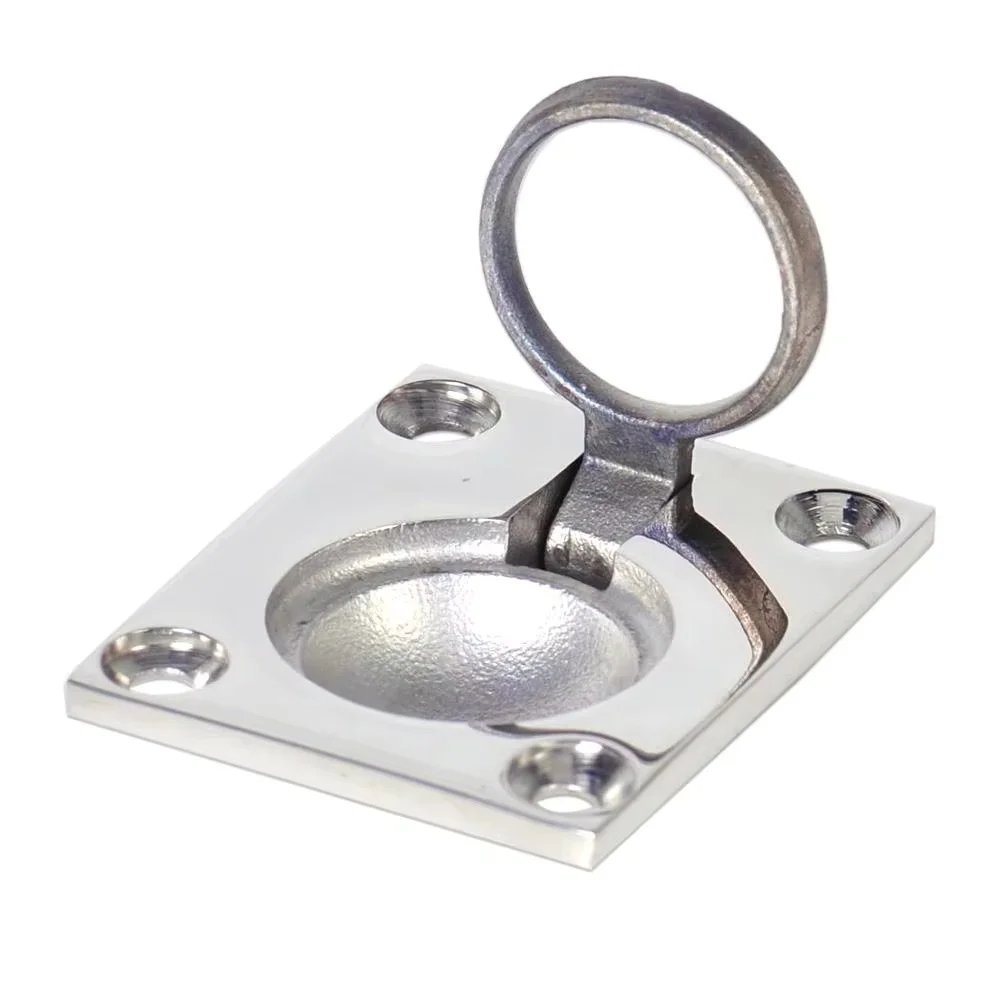 

ISURE MARINE Ring Stainless Steel Handle Flush Locker Cabinet Pull Lift Boat Accessories