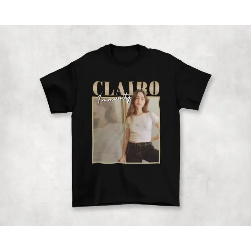 Immunity – Clairo Unisex T-Shirt Casual O-Neck Short Sleeve Men's Tees Regular Fit Men Women T ShirtAnime Graphic T-shirts for M