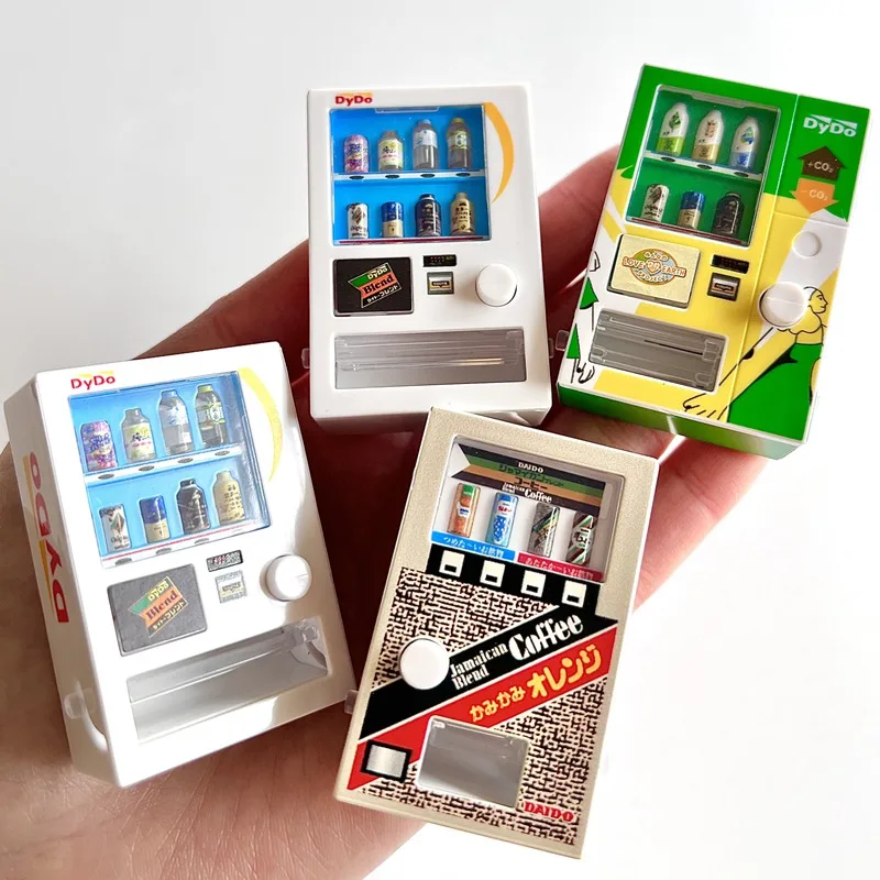 Gashapon แคปซูลของเล่นมินิเครื่องดื่ม Retro Vending Machine Miniature ของเล่นคอลเลกชันเครื่องประดับกล่องตาบอดของเล่นเด็กของขวัญ