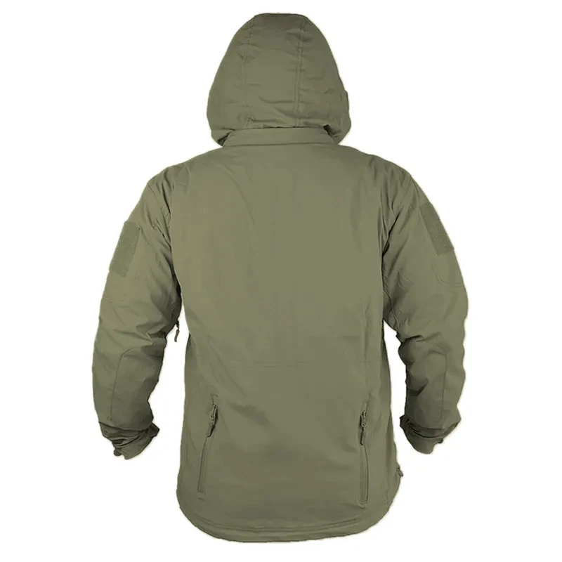 Winter Military Fleece Field Jacket Men Soft Shell Tactical Waterproof Windbreakers Army Combat Coat Hunting Climbing Clothing