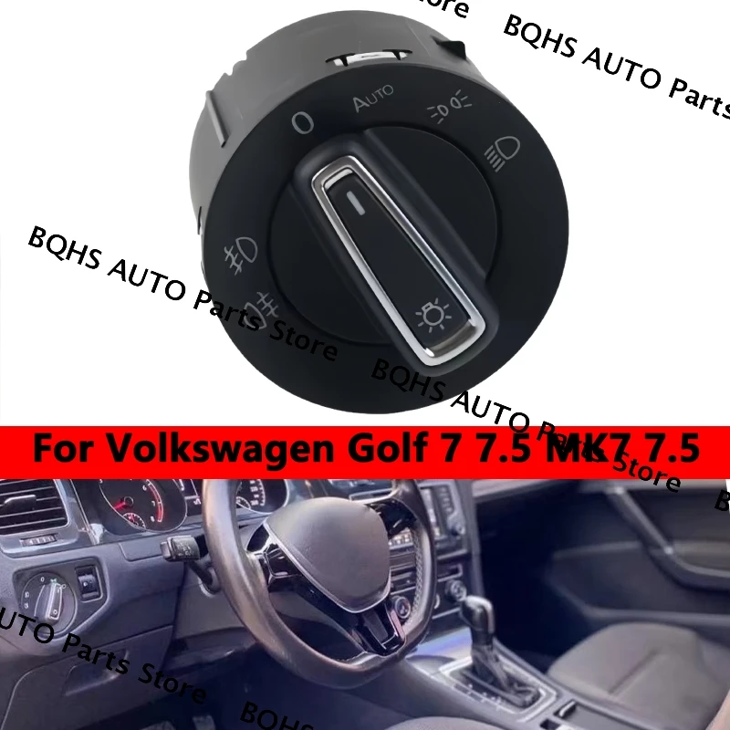 

For Volkswagen Golf 7 7.5 MK7 7.5 Automatic Headlight Switch, Fog light Switch, light Switch