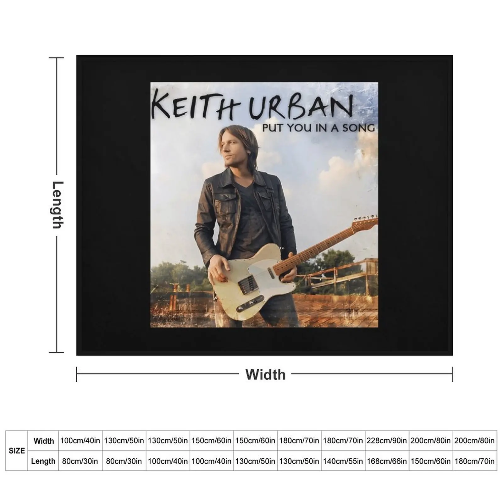 keith urban tour date lovh4 Throw Blanket Custom Bed Fashionable wednesday Picnic Blankets