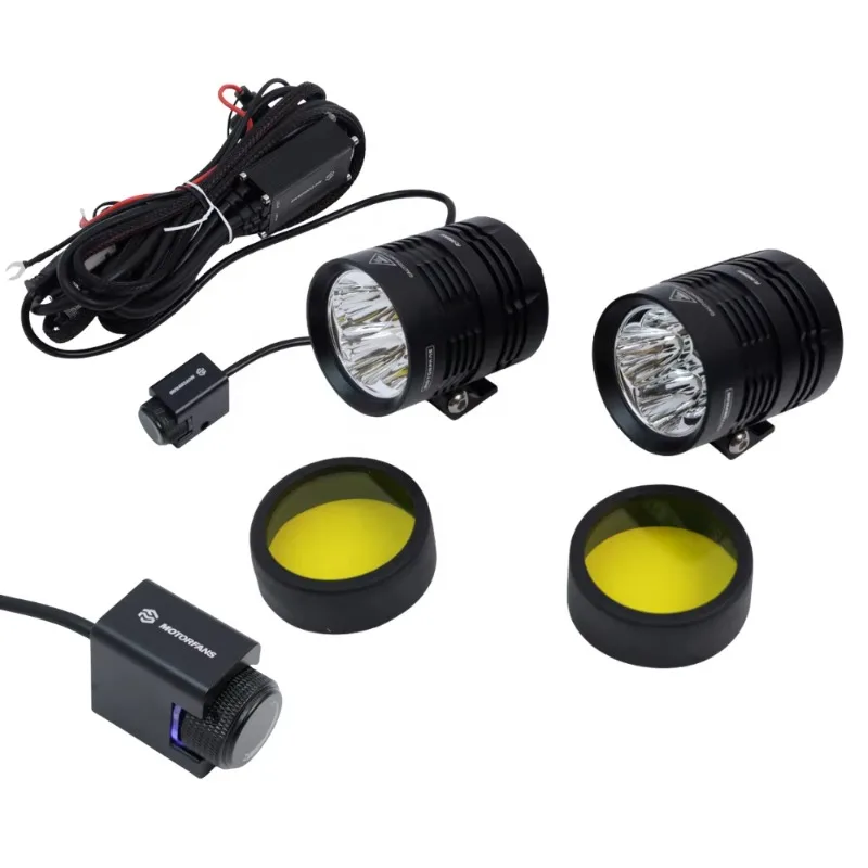 

80W Universal CNC Aluminum Motorcycle Brighter Hi-Q Fog Auxiliary Driving LED Headlight Spotlight for Off-Road ATV UTV