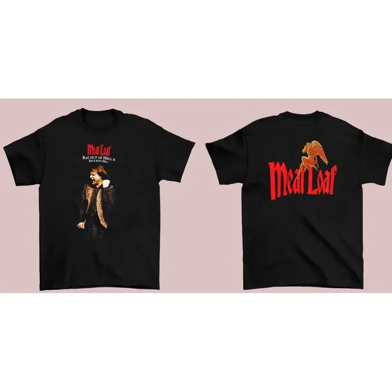 Meat Loaf Bat Of Hell 2 T Shirt Black Sides S 234Xl Ng2609
