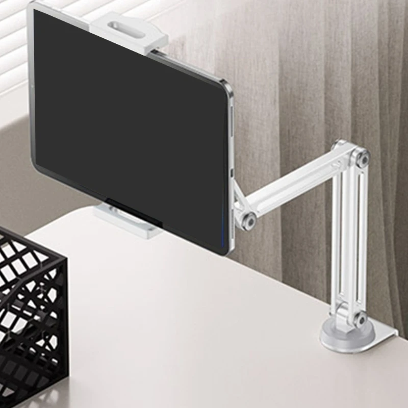  Portable Aluminum Alloy Phone Stand Foldable Design 4 Axises Heights Adjustment