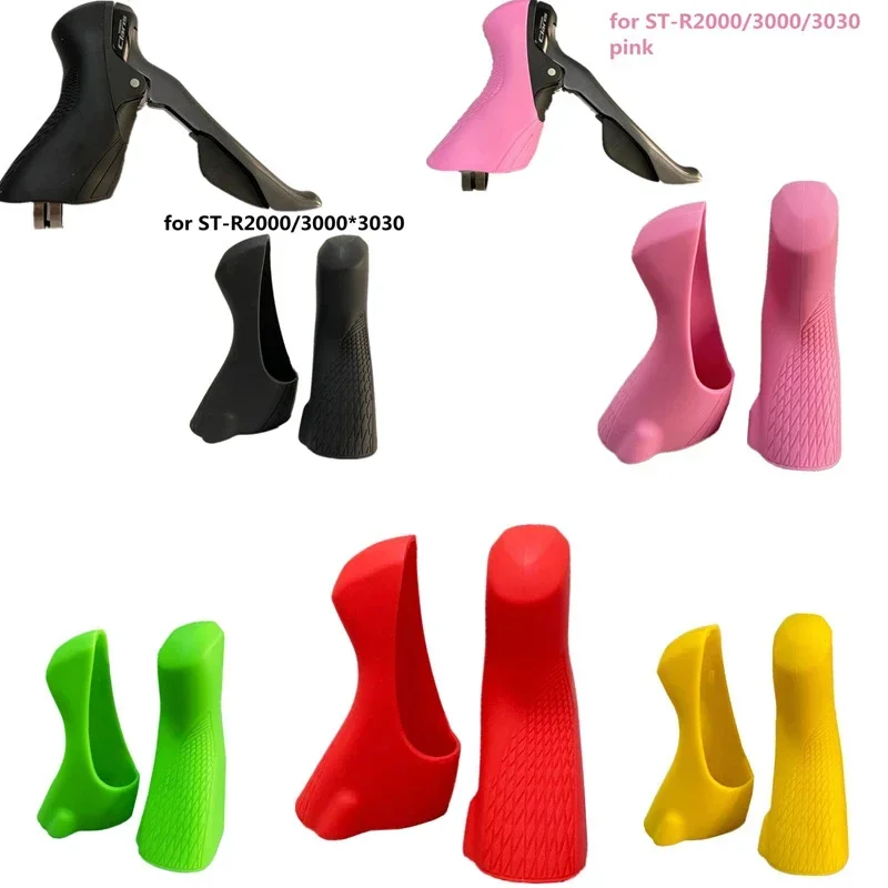Road Bicycle Bracket Covers IAMOK Silicone Anti-skid Protective Sleeve For Shimano ST-R3000/R2000 Dual Control Lever Bike Parts