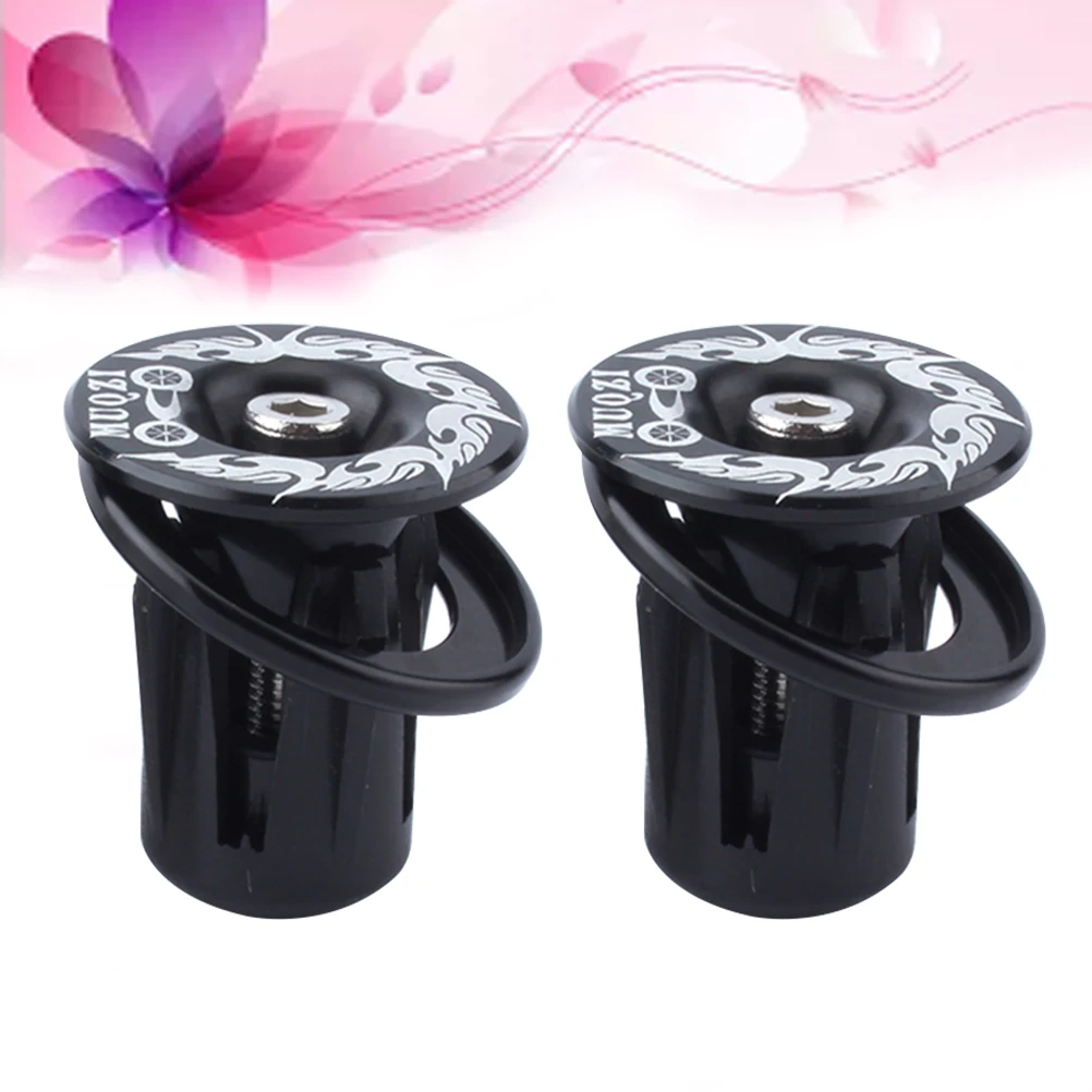 Tampas de extremidade do guiador da bicicleta, extremidades da barra para bicicletas de montanha, dobrável, liga de alumínio, leve e durável