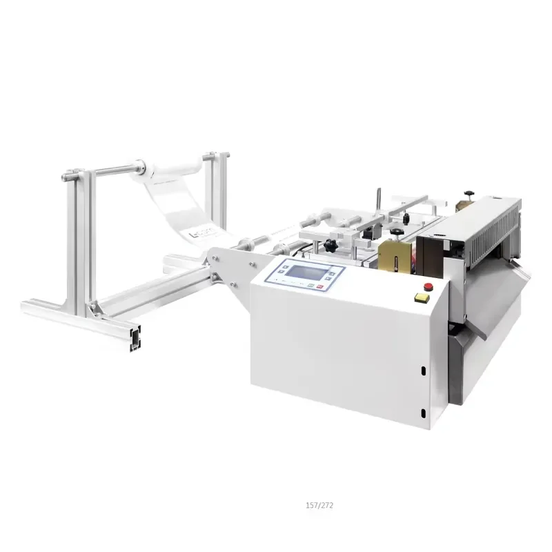 Automatic Cloth Tape Cutting Machine 750W PVC Film Cutter Automatic Aluminum EVA Foam Cutting Machine Half-cutter