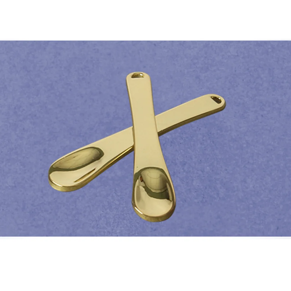 

5pcs Eye Cream Stick Mini Makeup Spoon Durable Metal Spatula Beauty Scoop Facial Tool Compact Size