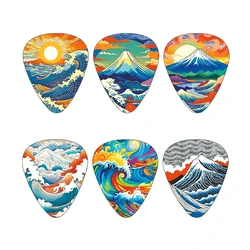 New 0.46/0.71/1.0mm 10pcs/set Guitar Paddles Cartoon Acoustic Electric Guitar Picks Musical Instrument Pick Guitar Accessories