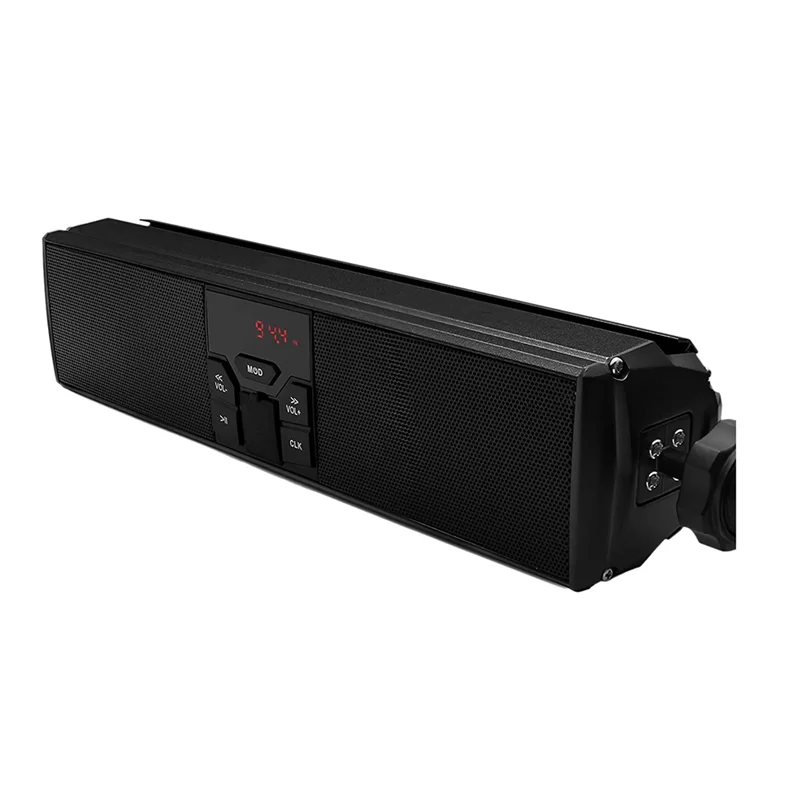 مكبر صوت ومشغل بلوتوث مع راديو FM USB AUX-In IP56 مقاوم للماء ومعدل بصوت عالٍ