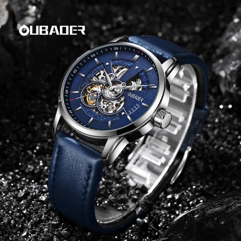 OUBAOER Men\'s Watches Top Brand Luxury Business Automatic Mechanical Watch Men Waterproof Sport Wrist Watches Relogio Masculino