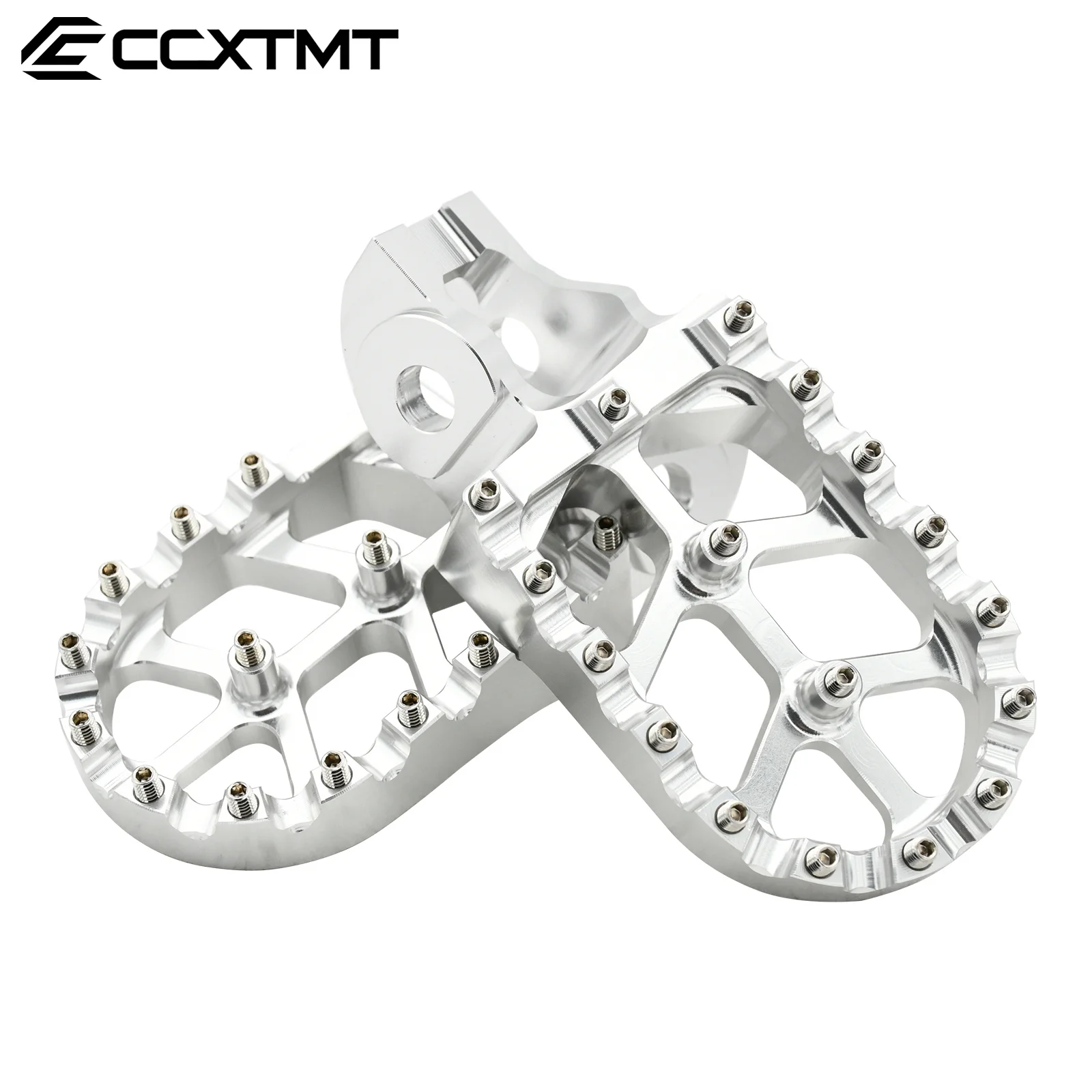 Motorcycle 57mm Wide Foot Pegs Footrest Pedals For Husqvarna TC FC TX FX TE FE 125-501 2017-2022 For KTM EXC EXCF XC XCF SX SXF