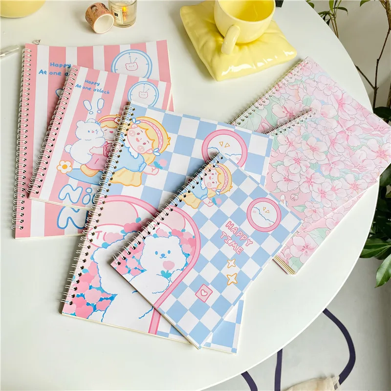 A5 Cute Sticker Book 30Sheets Blank Collecting Album Organiser Reusable Double Sided Release Paper For DIY Scrapbooking Stickers