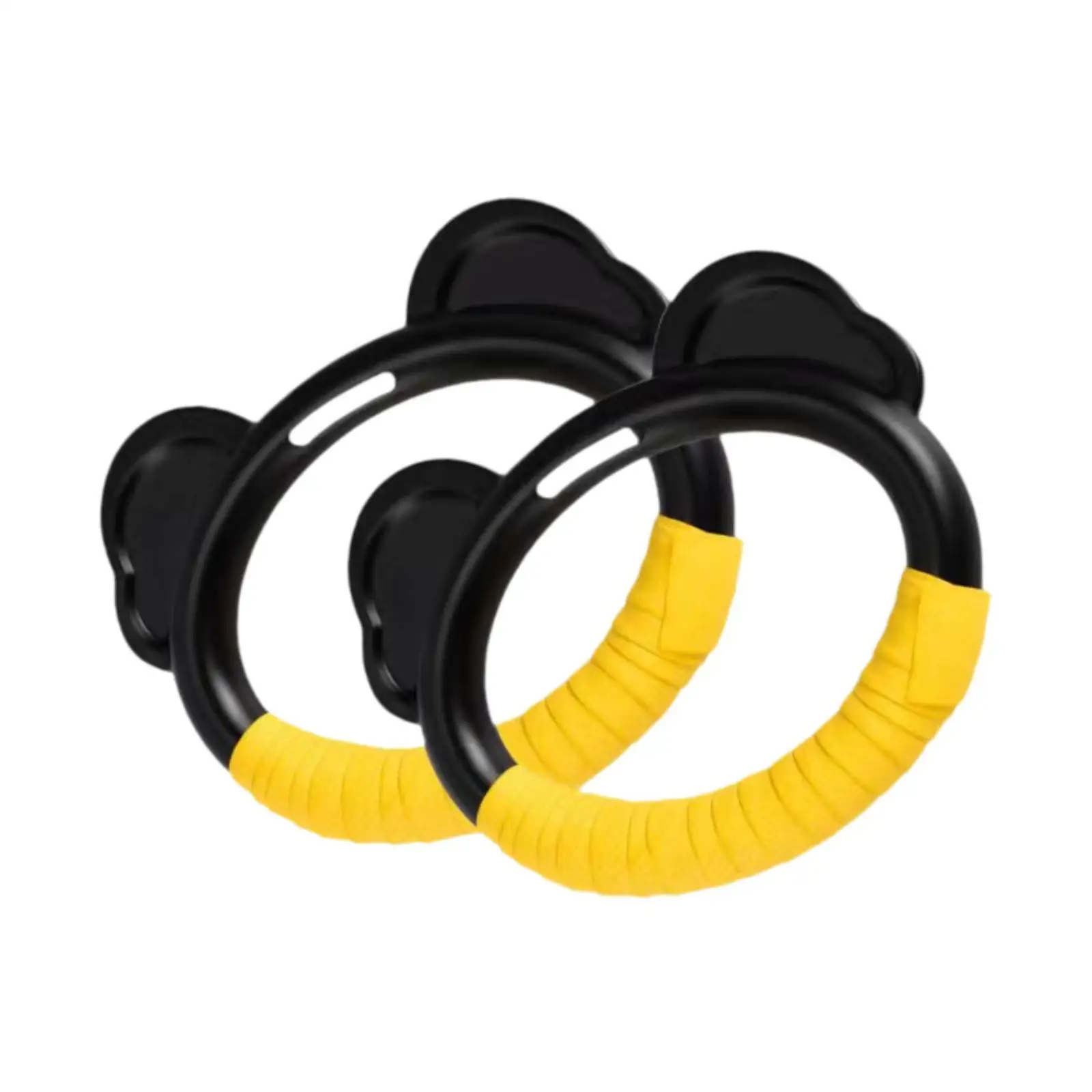 Anillos de gimnasia para niños, anillos de entrenamiento profesionales multifuncionales con correas para equipo de Fitness en casa interior, 2 uds.