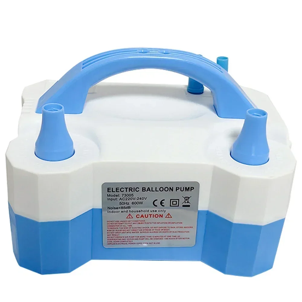 Dual-Nozzle Electric Inflatable Pump Balloon Air Pump Inflator Electric Balloons Inflatable Machine Portable Inflatable Blower
