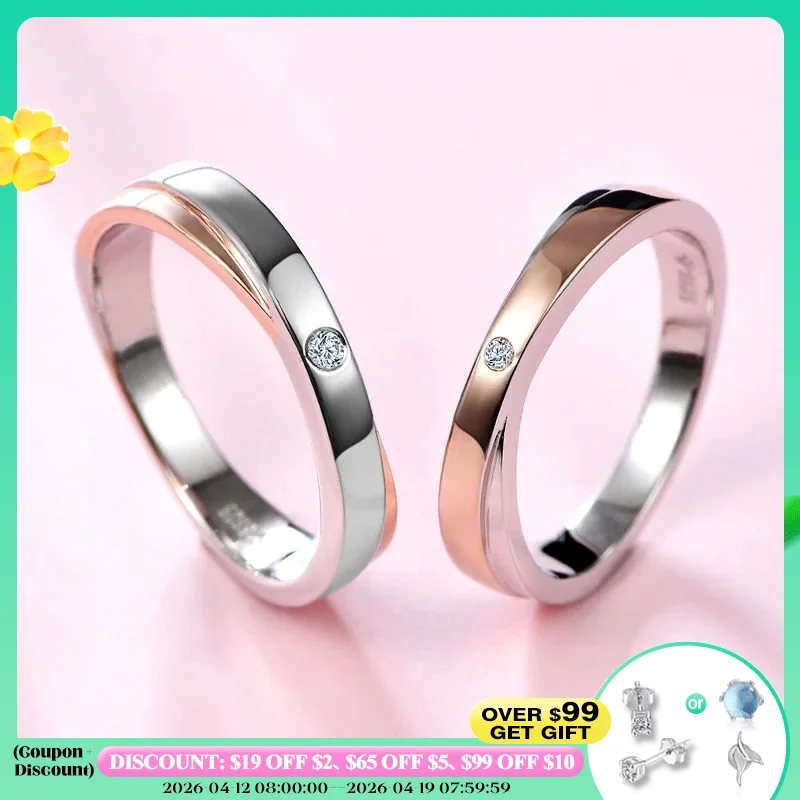 

Новинка 2022 года, кольцо для пары с муассанитом для женщин и мужчин, подарок на день рождения, ювелирные изделия из серебра 925 пробы, обручальные кольца, слинг из стерлингового серебра 925 пробы, подарок для девочек