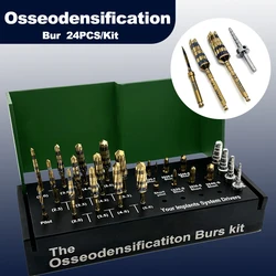 Osseodensification Bur Drills Dental Surgical Rustfree Implant Drill Oral Surgery Kit for Dental Alveolotomy Implantology