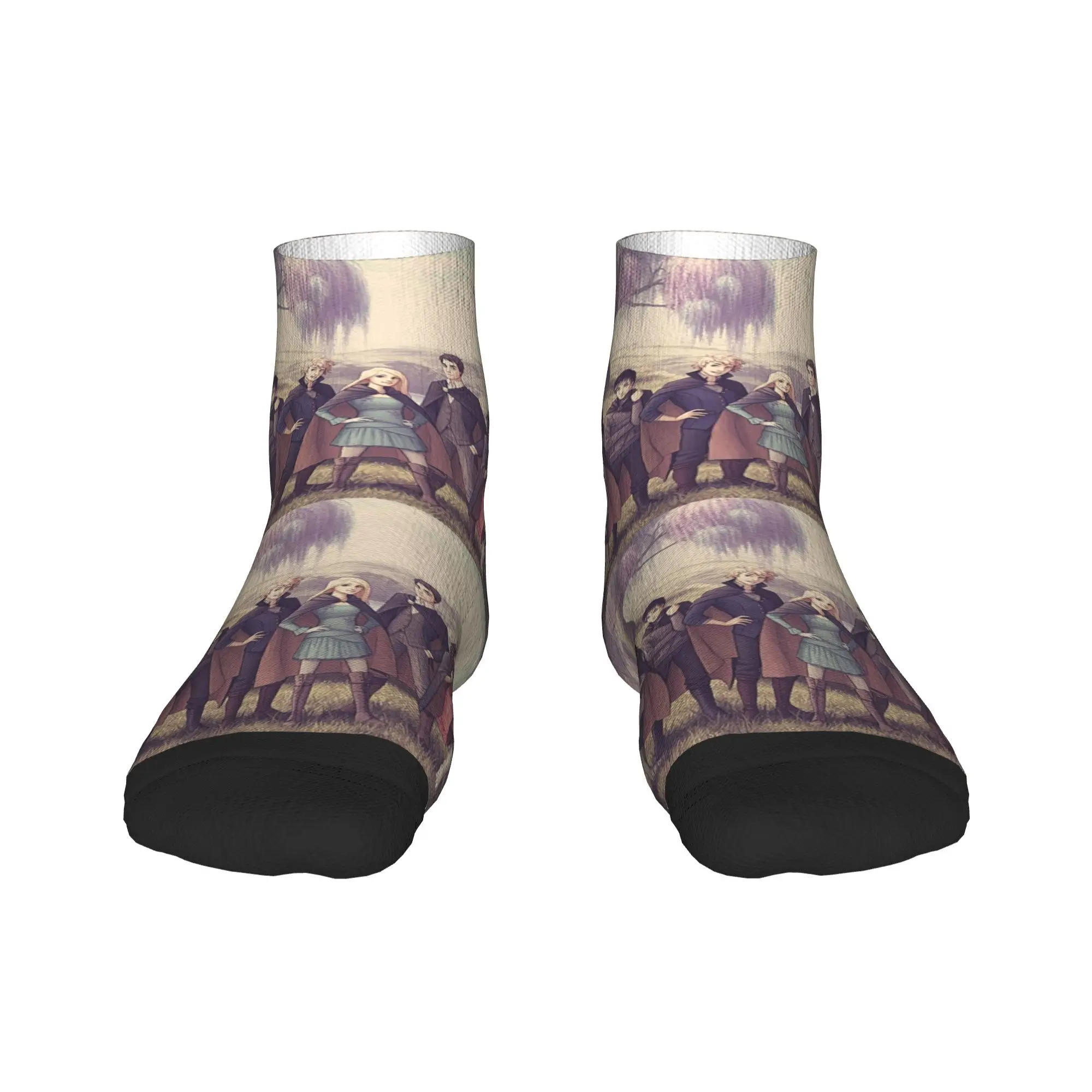 

Суперник потерянных городов, носки в стиле Харадзюку, впитывающие пот чулки, всесезонные носки, аксессуары для мужчин и женщин