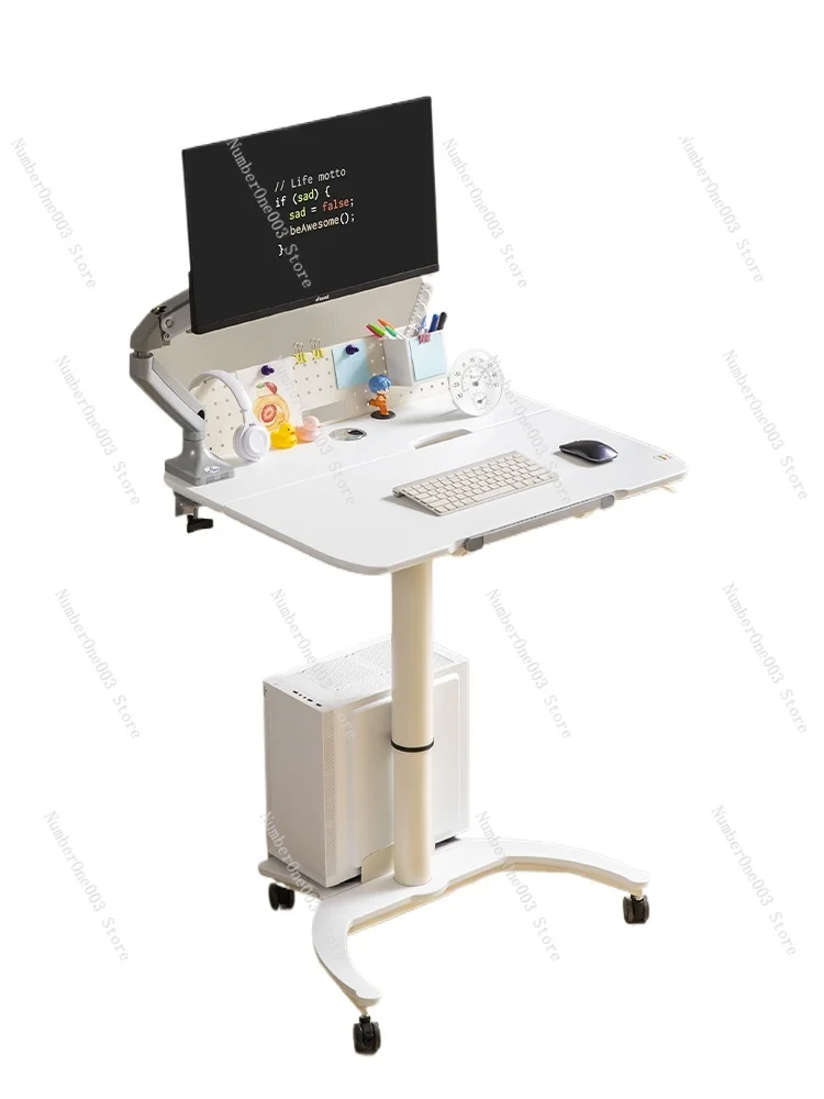 

Lifting Workbench Desk Student Household Small Apartment Removable Study Table Folding Desktop Computer Desk