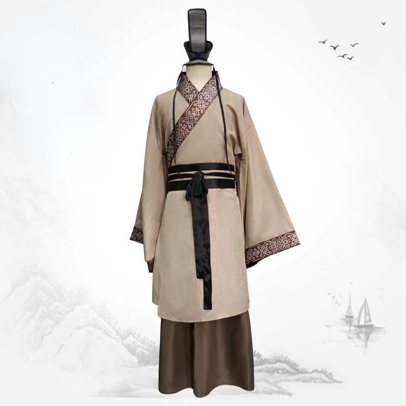 Costume de ministre des Prairies Hanfu pour hommes, imbibé de Tang, vêtements traditionnels chinois vintage, cosplay de carnaval pour adultes