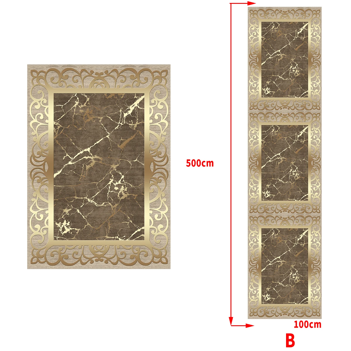 Europea Luxury carpet for living room Irregular Shape Golden Carpets Sofa Chair Large Area Rug Room Decor Mat tapis salon 러그 카페트