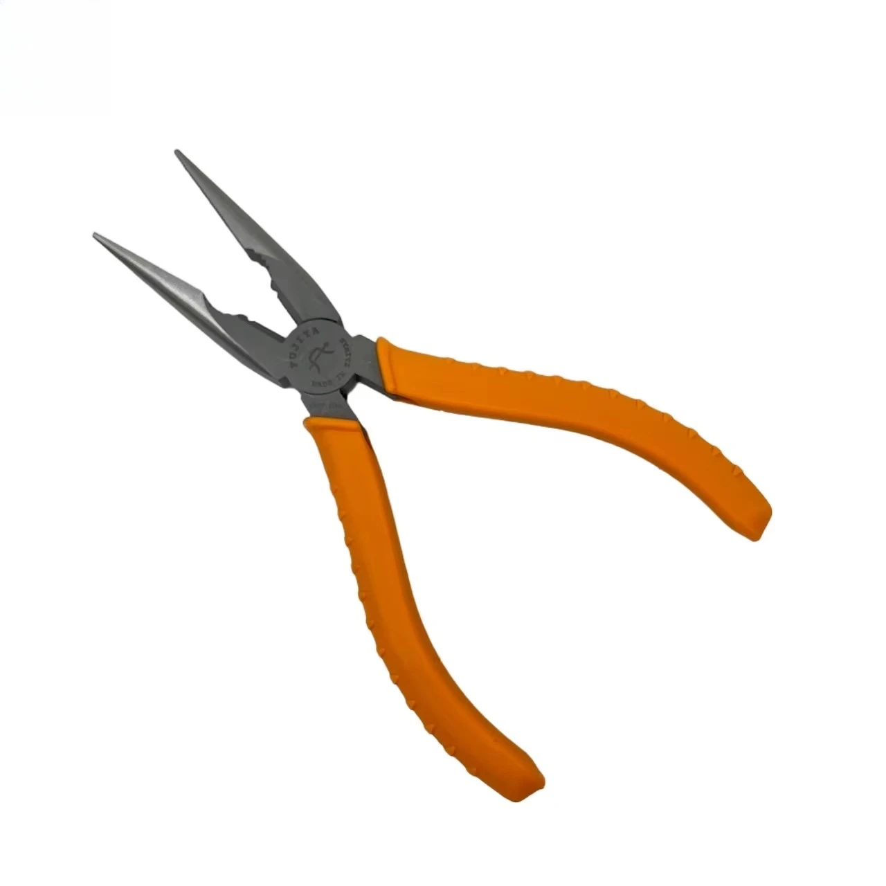 Metric 160mm Japanese Type Serrated Industrial Grade Multifunction Cutting Long Nose Pliers (CR-V Alloy Steel PVC Handle