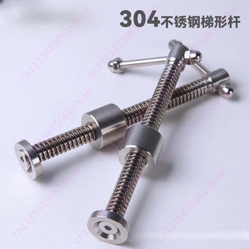WEIJIN304 Stainless Steel Ladder Screw Hand Screw T-screw Heavy Duty Fixture Accessories Rotary Screw