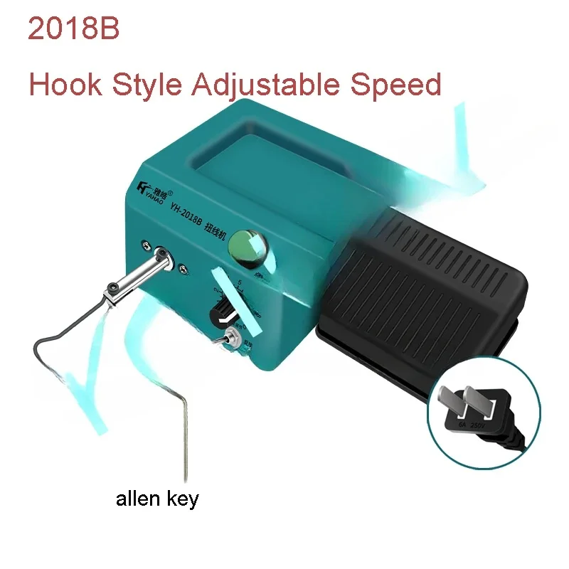 Reversible Speed‑Adjustable Multifunctional Electric Twisting Coiling Winding Device For Shielded Wire Stranding Wire Harness