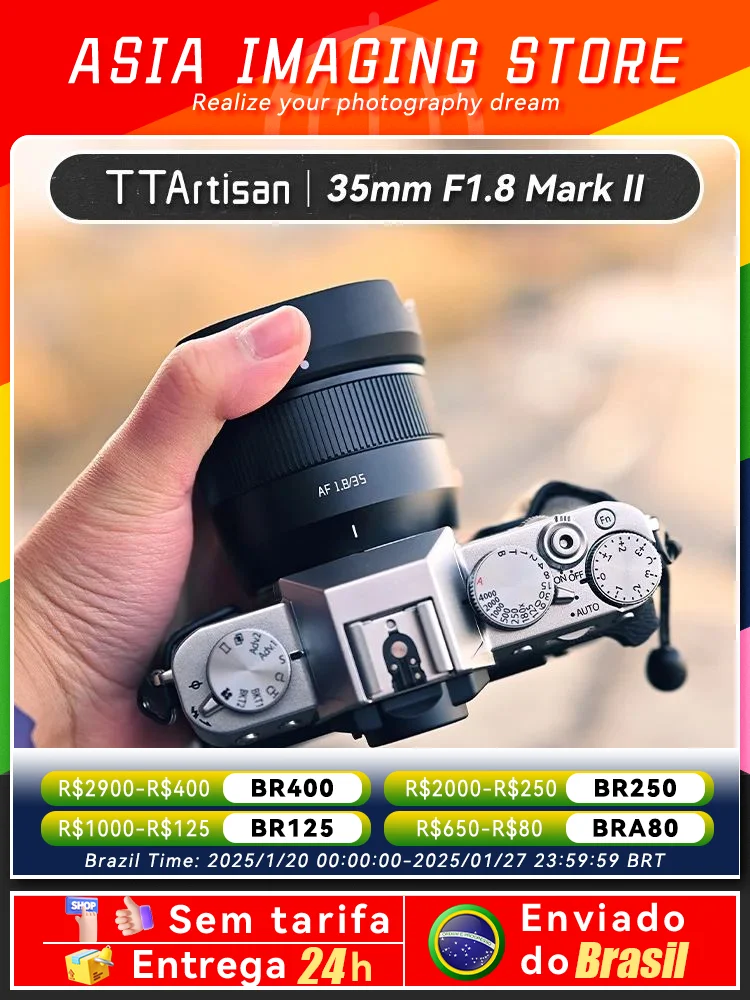 TTArtisan AF 35mm F1.8 Mark ll Auto Focus APS-C  Camera  Lens for sony E ZVE-10 A6400 A6300 A6500 Nikon Z Z50 Z50II ZFC 35 1.8