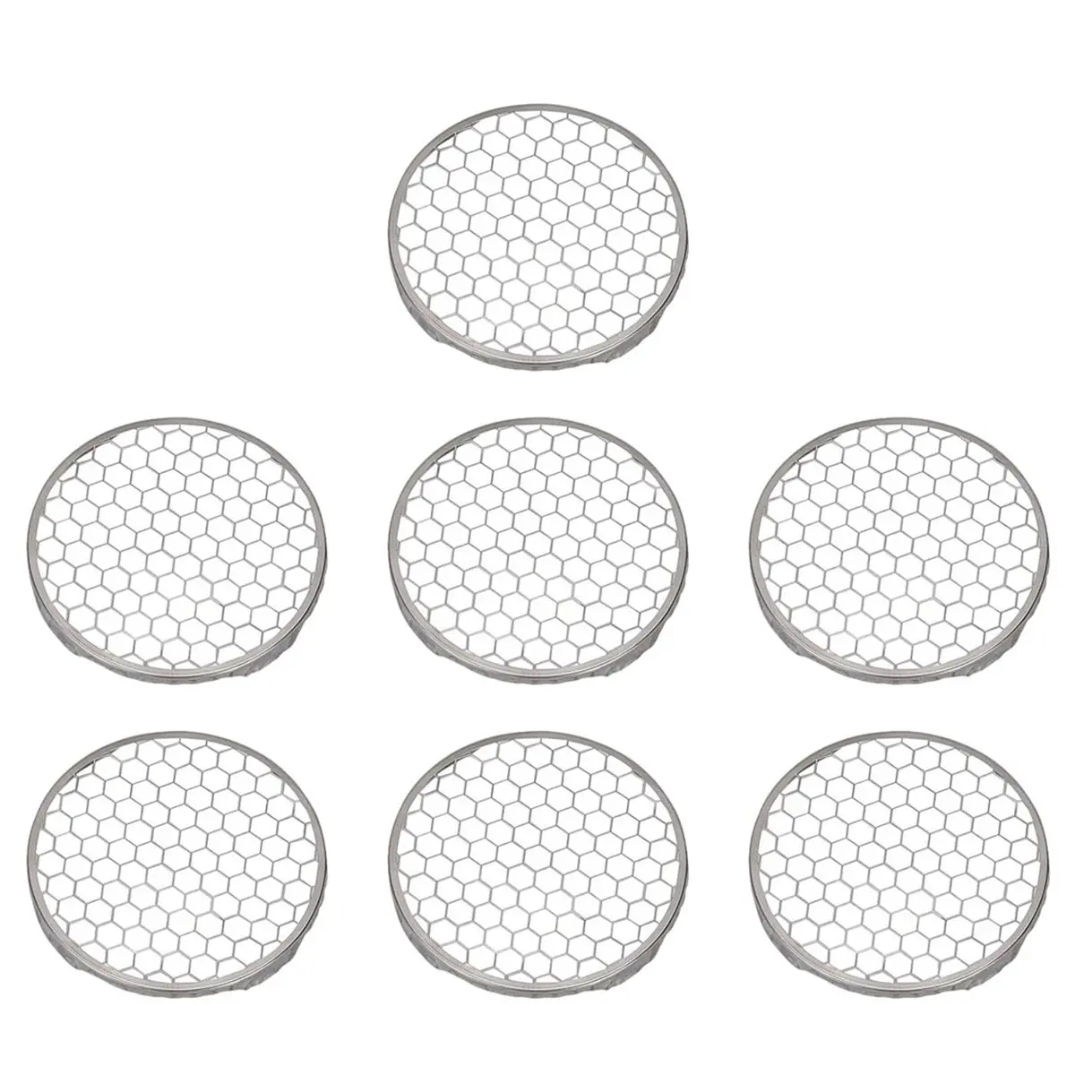 7 Pack Charcoal Incense Burner Replacement Screens Small Plated Iron Mesh Grille Hanging Incense Burner Accessory