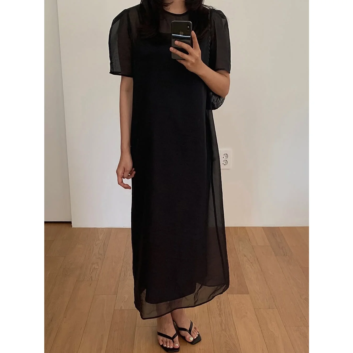 Dongda Gate rond Ne ort Sve Me sangle Dr Ele été nouveauté femme Dr fibre de Polyester 00%