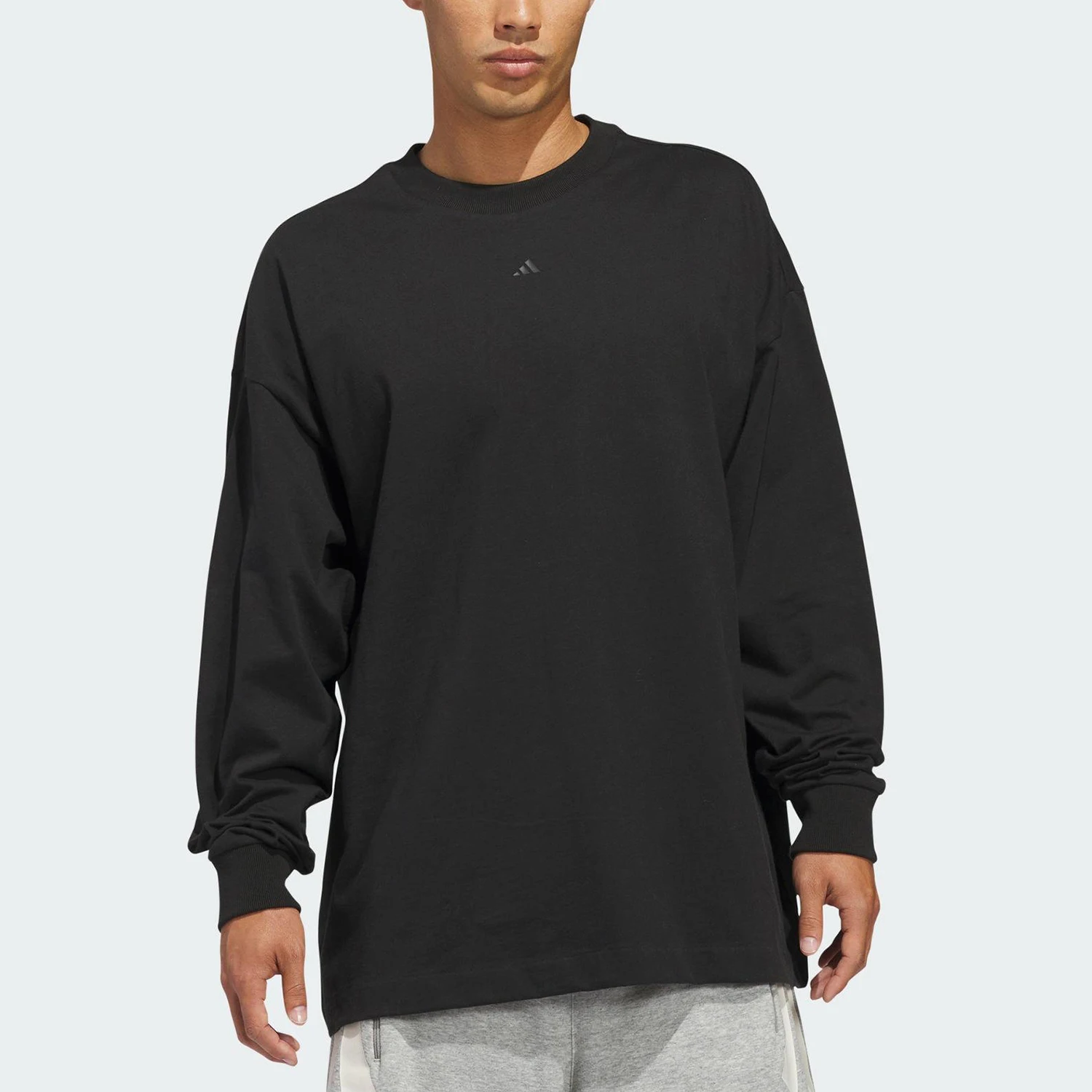 

Adidas Authentic Winter Style Men's Women's Round Neck Pullover Long Sleeve Top KB7554