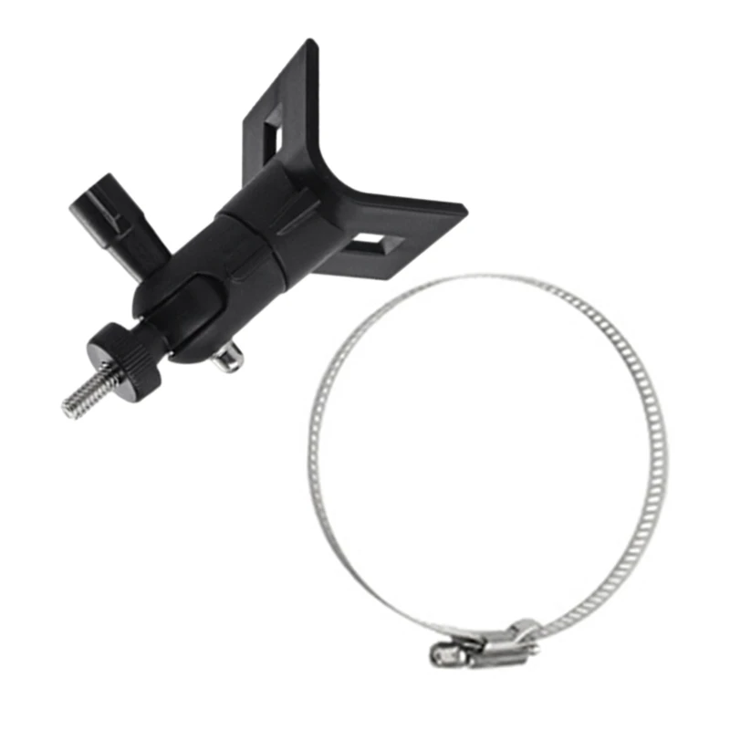 Adaptador montaje en postes acero inoxidable para cámara seguridad CCTV, interior y exterior