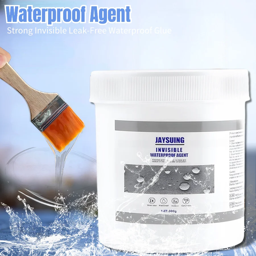 Super Invisible Waterproof Agent Transparent insulating sealant With Brush Strong Sealing Coating Toilet Bathroom Repair Tools