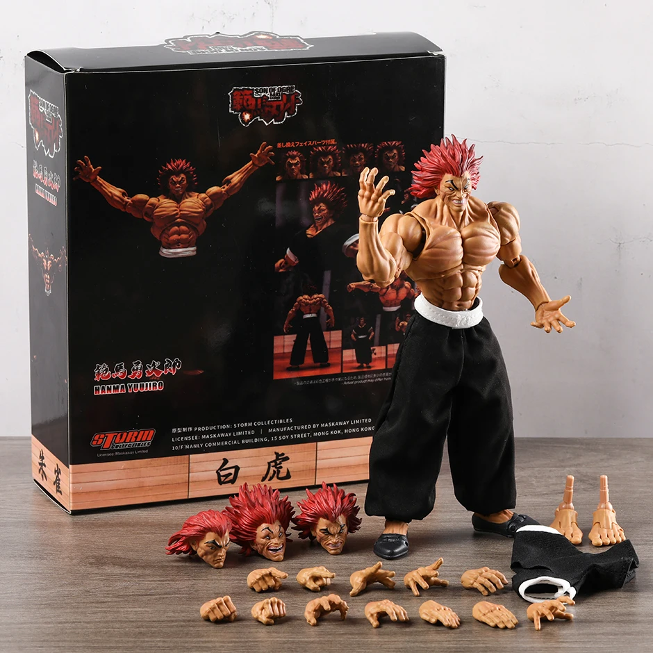 Storm Toys 1/12 Baki Hanma: Son of Ogre Hanma Yujiro Model Figurals figura de acción Brinquedos