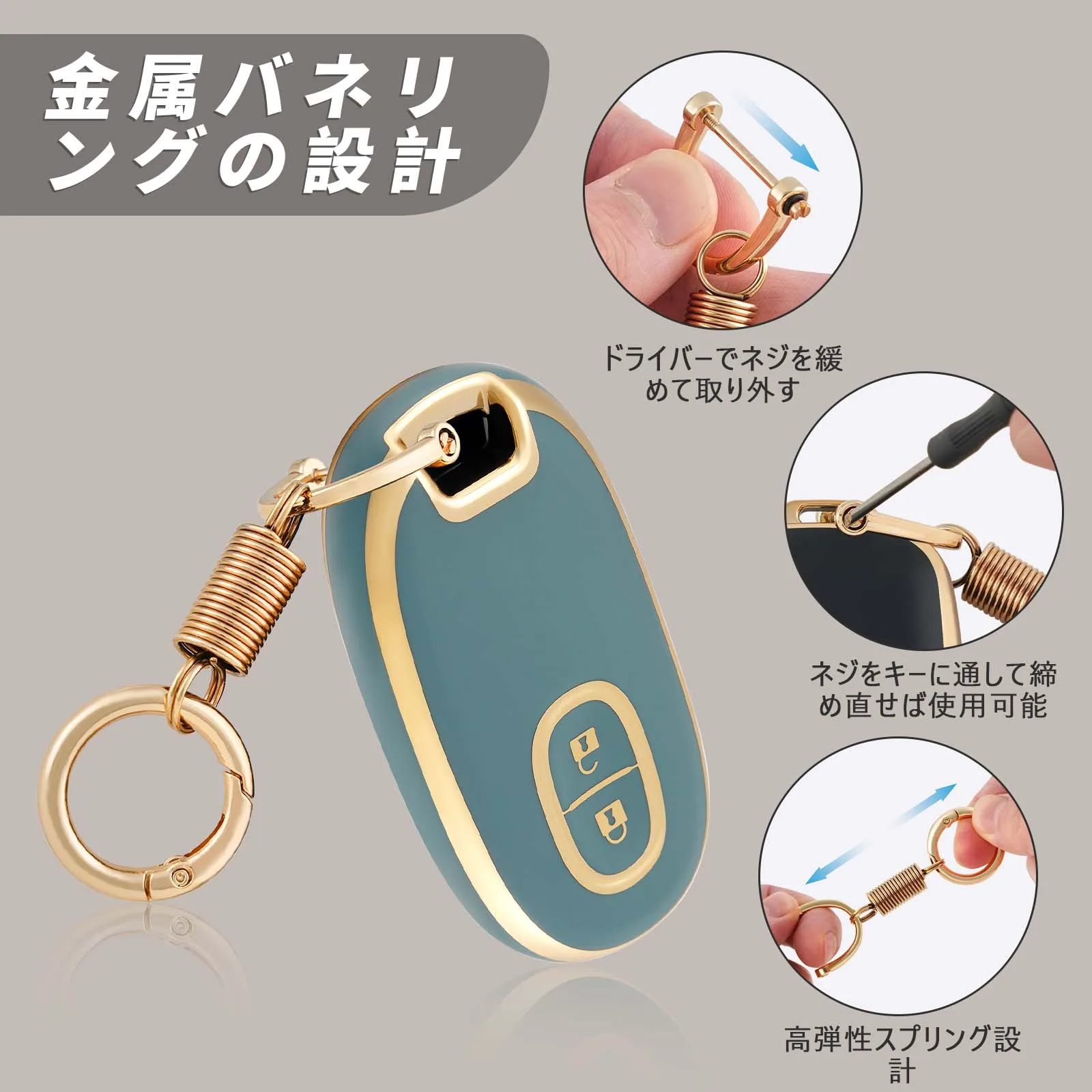 Car Remote Key Case Cover Shell Keychian For Suzuki Wagon R Every Hustler Palette Solio Alto Lapin Spacia Key Fob Protector Case