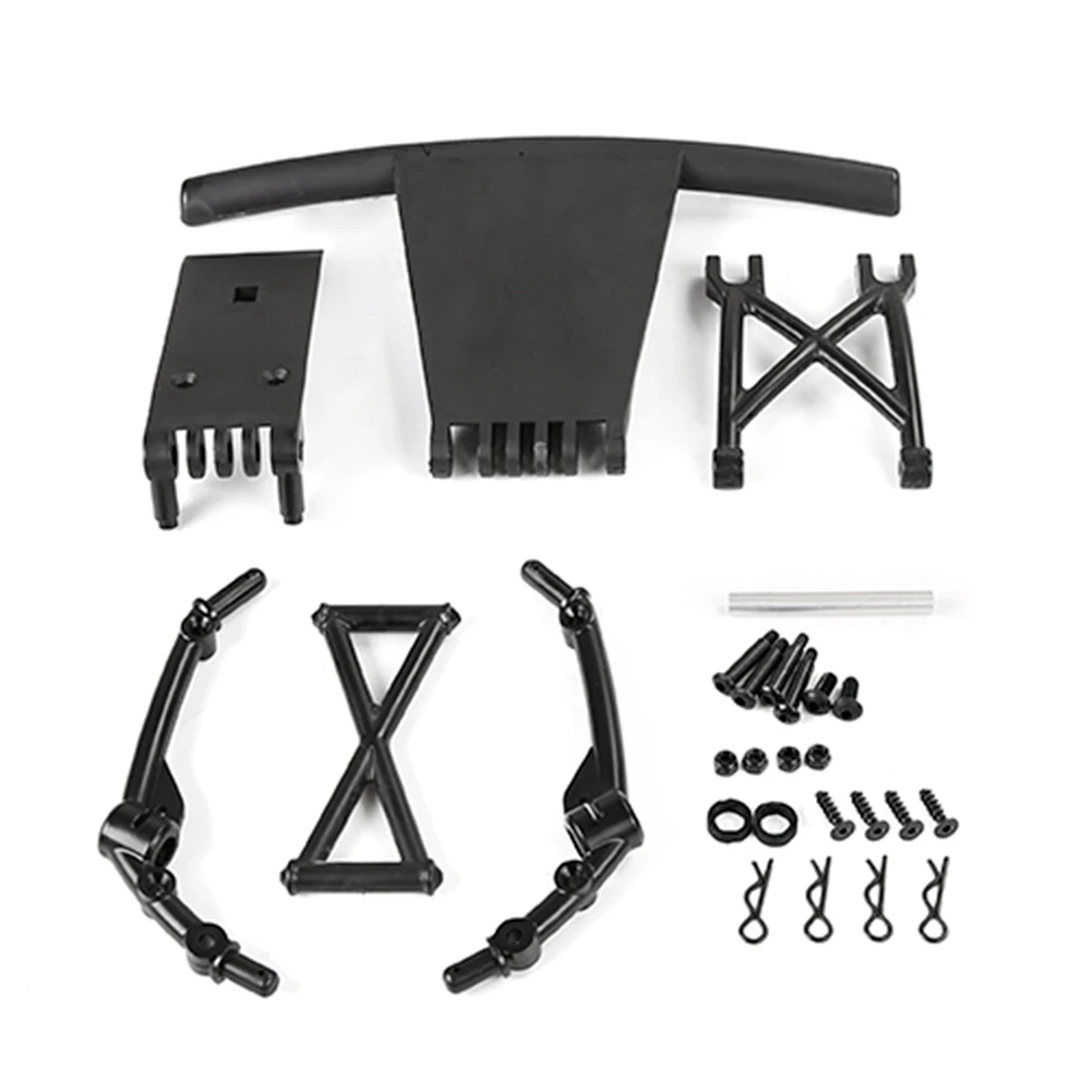 Wowfu-kit anticolisão frontal para 1/5 hpi rofun baha rovan km baja 5b atualização 5sc peças, preto