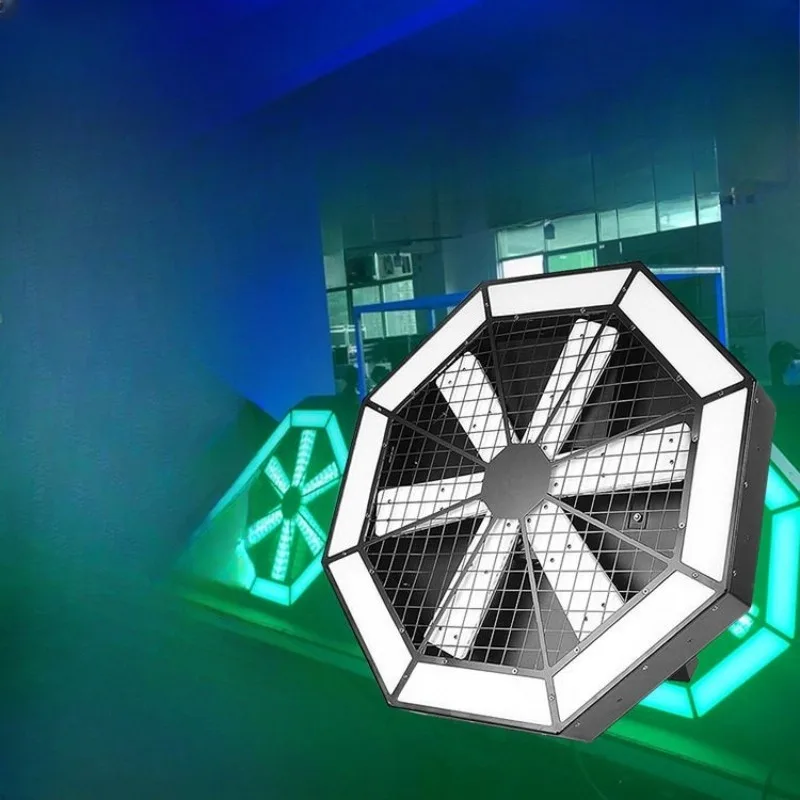 LED windmill background beam of light performance equipment wedding bar rotating pixel belt
