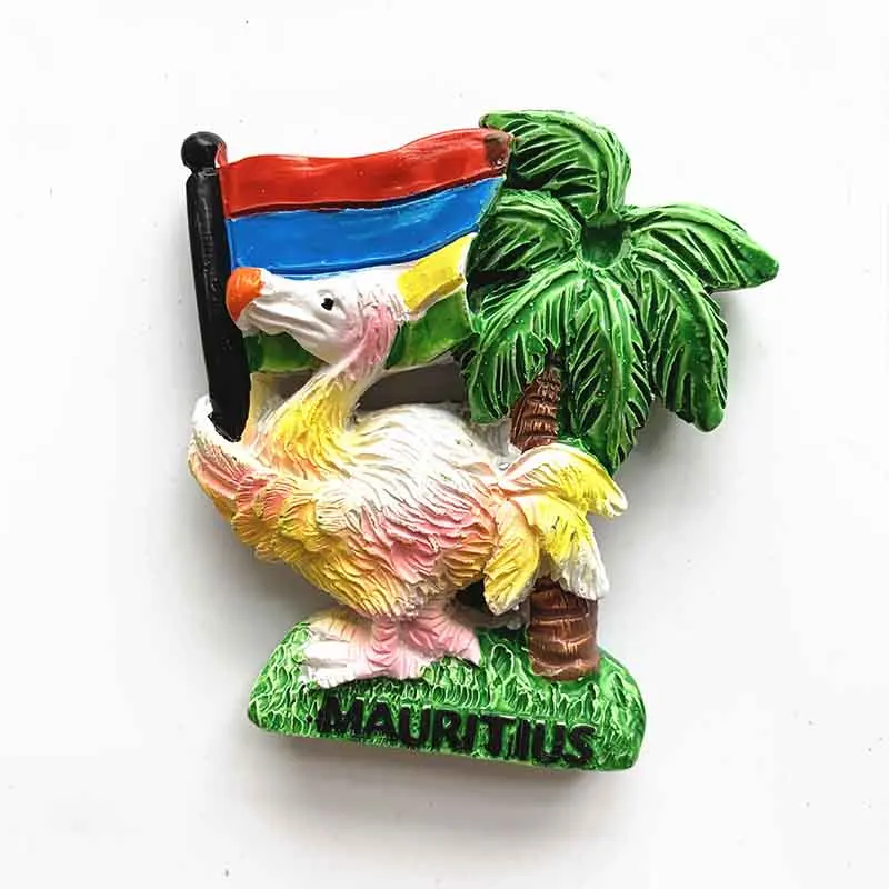 Mauritius Tourism Souvenir Fridge Magnets Raphus Sute Cucullatus Dodo Magnetic Stickers Decoration Wall Decoration Travel Gifts