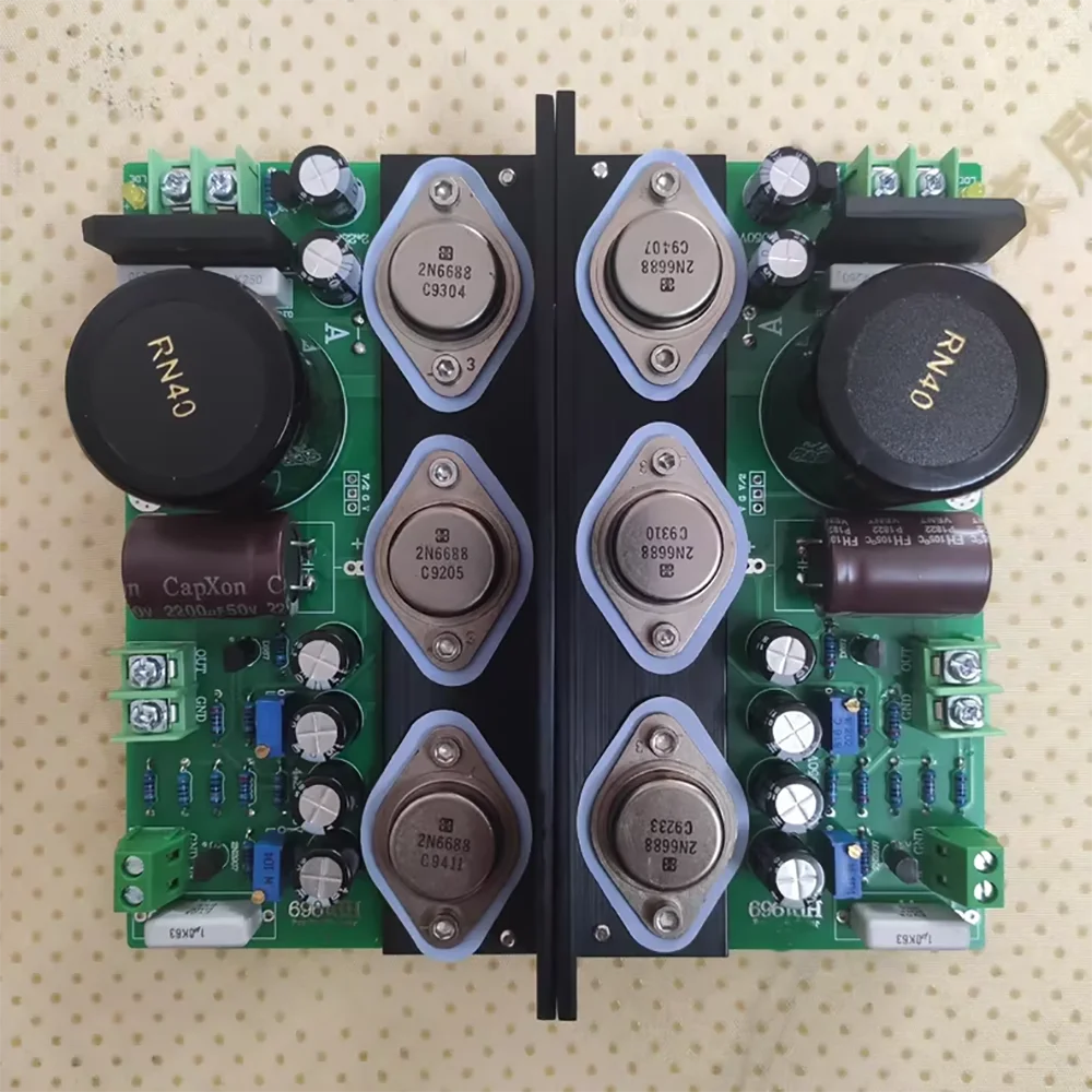 The Dual-channel two-stage Electronic Filter Mirror Pure A Power Amplifier Board HD1969
