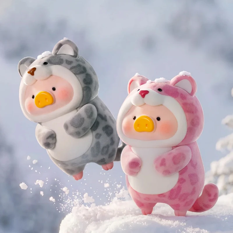 LULU The Piggy Animal Party 2 Series Blind Box Lulu Piggy Action Figure Surprise Bag Owl Lion Blindbox Anime Doll Surprise Toys