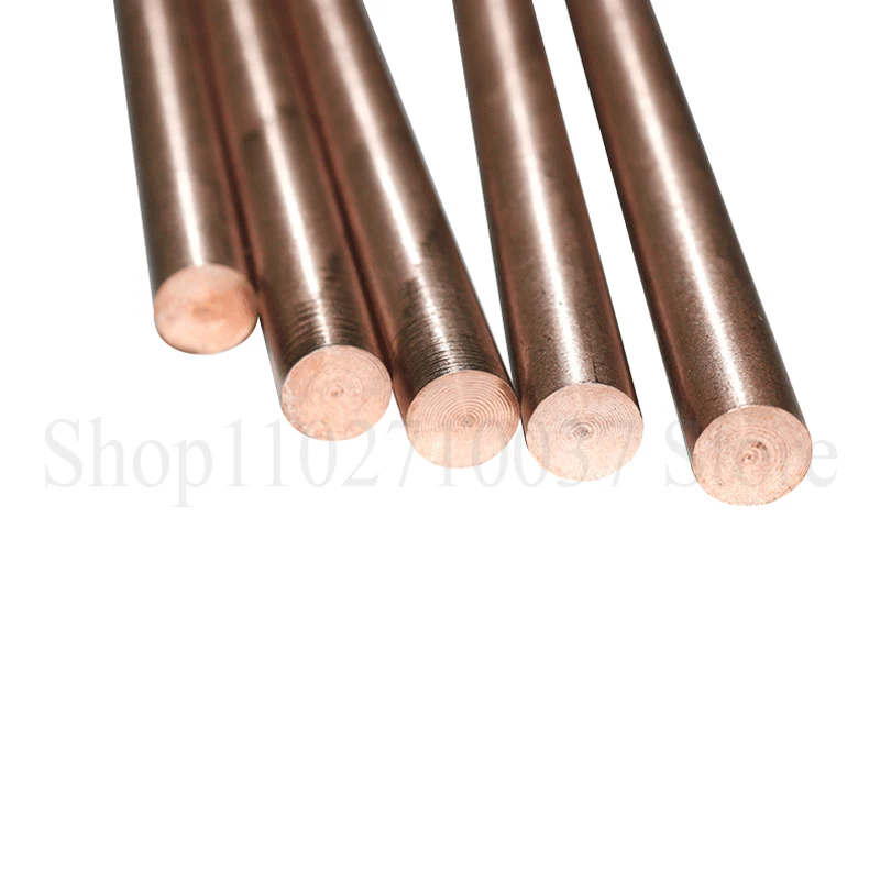 1PCS Tungsten Copper Rod W70Cu30 W75Cu25 W80Cu20 Electrode Copper Bar Tungsten Copper Alloy Rod Electric Spark Put Electric Rod