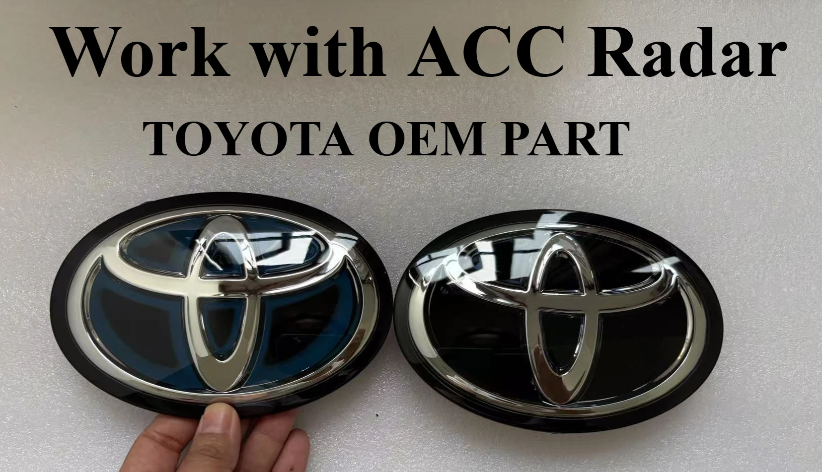 

53141-33130 53141-33140 For Toyota Camry Hybrid Avalon Rav4 2017-2024 Original New Acc Front Grille Logo Radar Front Emblem
