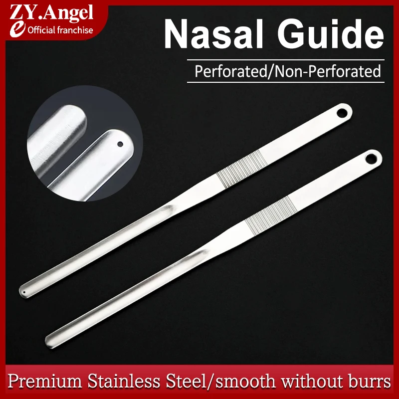 Nose Guide Ultra-thin Perforated Nose Prosthesis Guide Placement Device Stainless Steel Nose Cosmetic Plastic Surgery Tool