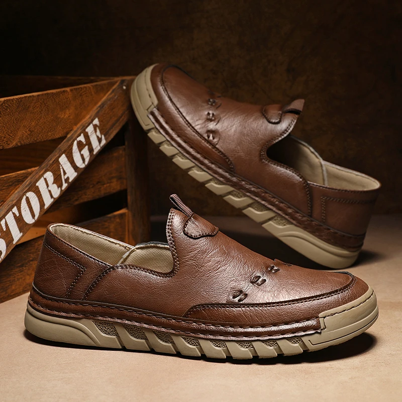 

Итальянская мужская обувь из натуральной кожи, роскошная повседневная обувь, мужские лоферы, мокасины, кроссовки высокого качества, дышащие мужские слипоны для вождения