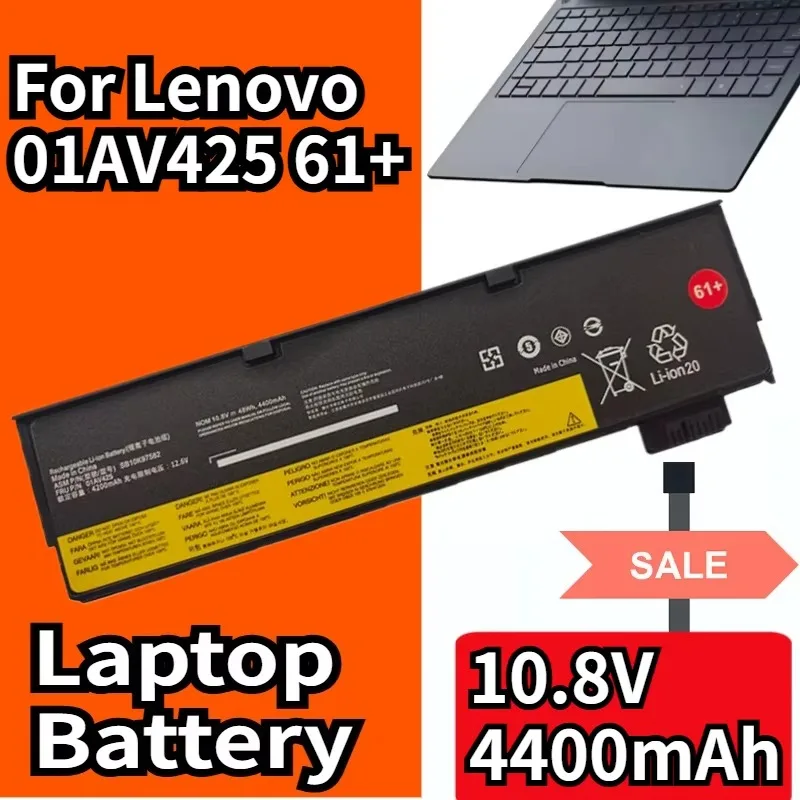 SWZY New 61+ T470-6C 01AV425 For Lenovo ThinkPad P51S 01AV490 T570 T580 A475 A485 TP25 4X50M08810 T470 T480