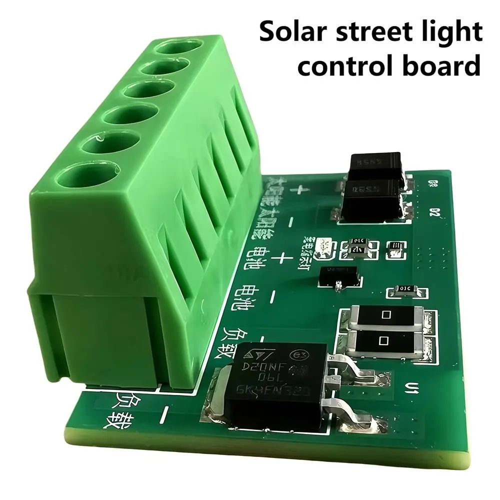 1Pcs Durable DC 6-45V Control Circuit Board Fully Automatic Auto On Off Solar Street Light Board 10A LED Controller Board